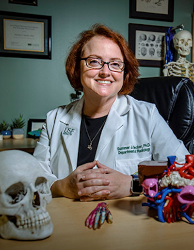 Summer Decker, PhD, director for 3D clinical applications at USF Health Morsani College of Medicine