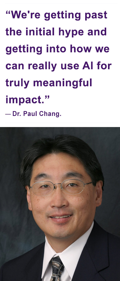 Quote from Dr. Paul Chang