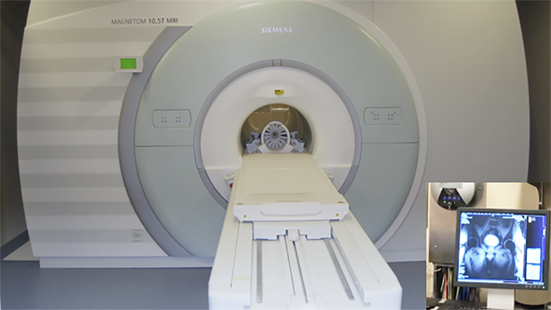10.5-tesla MRI scanner housed at the Center for Magnetic Resonance Research
